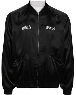 Toga Virilis Bomber Con Ricamo X Boy's Own - Nero