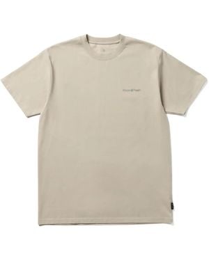 Snow Peak Warm Oneself T-Shirt mit grafischem Print - Weiß
