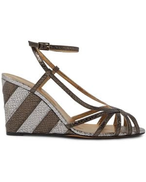 La DoubleJ The Weekend Wedge-Sandalen - Braun