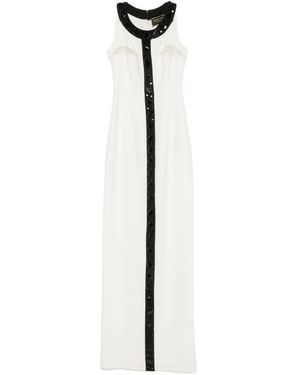 MITILIANE COUTURE Gem-Embellished Maxi Dress - White