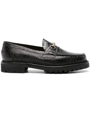 BLACKSTOCK & WEBER Mason Horse Bit Loafer - Schwarz