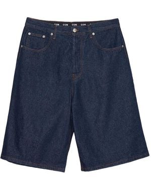 Edward Cuming Klassische Jeans-Shorts - Blau
