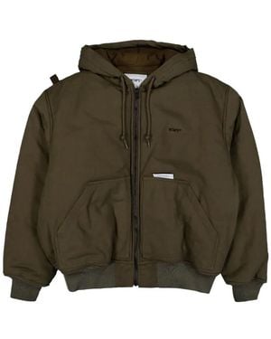 WTAPS D00M Hooded Cotton Jacket - Green