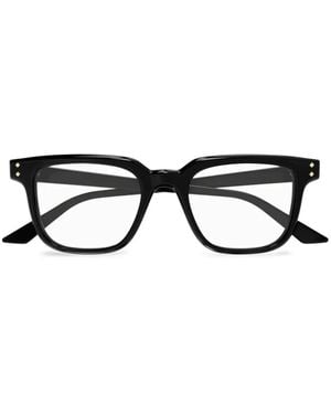 Gucci スクエア眼鏡フレーム - ブラック