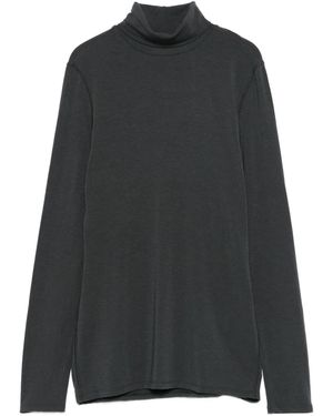 Amomento Oberteil Mit Rollkragen - Schwarz