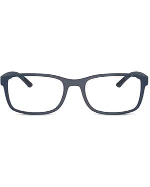 Prada Linea Rossa Bril Met Rechthoekig Montuur - Blauw