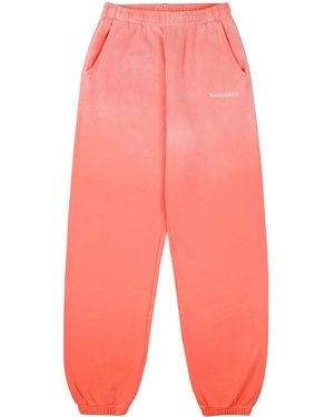Sporty & Rich ストレート トラックパンツ - レッド