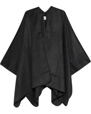 TOTEME Capa De Franela - Negro