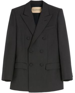 Valentino Garavani Double-Breasted Blazer - Black