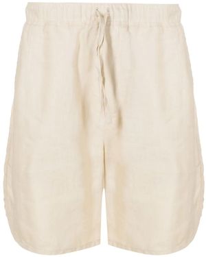 Handred Shorts Aus Leinen Mit Kordelzug - Natur
