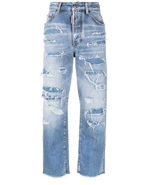 DSquared² Vaqueros Skinny Con Efecto Lavado - Azul