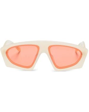 Henrik Vibskov Geometric-Frame Sunglasses - Pink