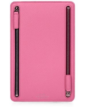 Smythson Panama Wallet - Pink