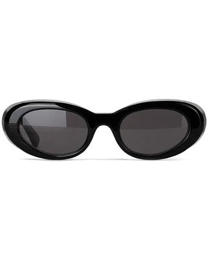 Samsøe & Samsøe Sapippa Oval-Frame Sunglasses - Black
