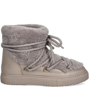 Inuikii Curly Lace-Up Boots - Grey