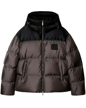 Off-White c/o Virgil Abloh Arrow Logo Patch Down Jacket - Black