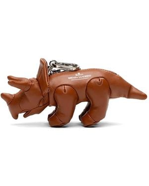 Maison Mihara Yasuhiro Mini Dolls Triceratops Shoulder Bag - Brown