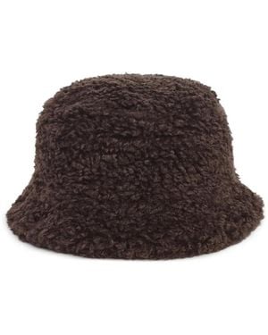Apparis Amara Bouclette Bucket Hat - Brown