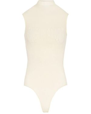 Jean Paul Gaultier メッシュ ボディスーツ - ホワイト