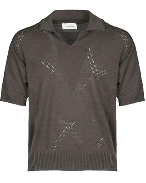 Atomo Factory Knitted Short-Sleeve T-Shirt - Gray