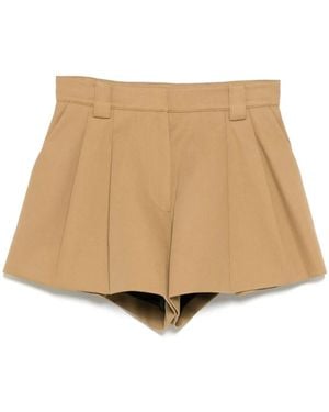 Alexander Wang High-Waist Flared Short - Natural