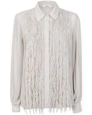 Aviu Fringed Shirt - White