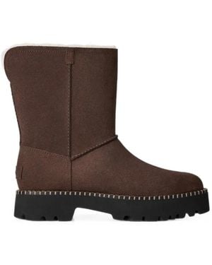 UGG Uptowner Calf Suede Ankle Boots - Brown