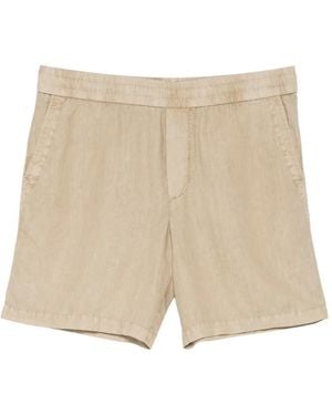 James Perse Lightweight Linen Shorts - Natural