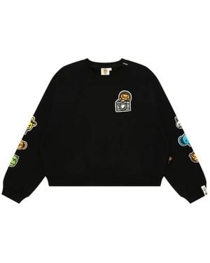 *BABY MILO® STORE BY *A BATHING APE® Baby Milo Graphic-Print Sweatshirt - Black