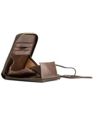Bea Mombaers Zip-Fastening Leather Wallet - Brown