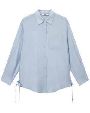 B+ AB Bow-Detail Shirt - Blue