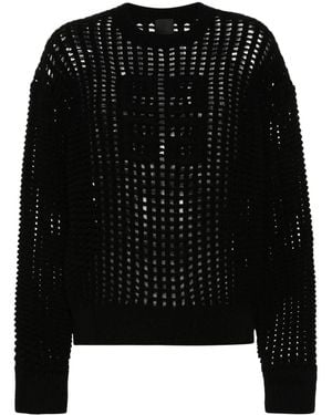 Givenchy 4G Trui Van Wol En Kasjmier - Zwart