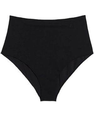 Jil Sander Bestickter Bikini Mit Monogramm - Schwarz