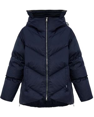 Add Hooded Zip Jacket - Blue