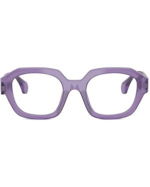 Alain Mikli Geometric-Frame Glasses - Purple