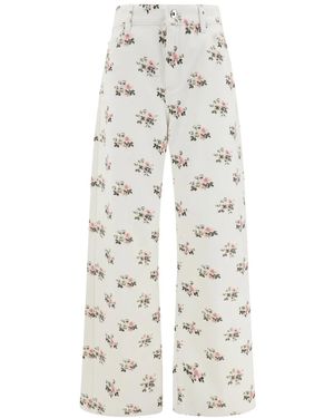 Blumarine Fantasia ボーイフレンド ジーンズ - ホワイト