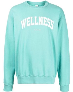 Sporty & Rich Wellness Ivy Crewneck - Blue