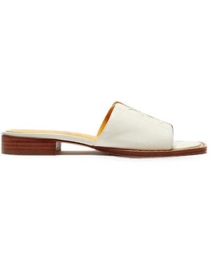 LILI CURIA Vera Lace-Up Sandals - White