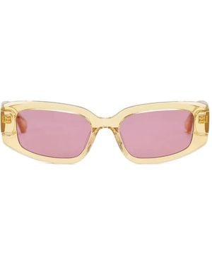 Kurt Geiger Gafas De Sol Con Montura Rectangular - Rosa