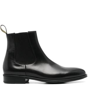 Doucal's Leather Chelsea Boots - Black