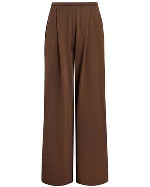12 STOREEZ Saori Silk Pants - Brown