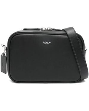 COACH Radio Zip Messenger Bag - Black