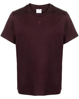 Courreges ロゴ Tシャツ - パープル