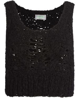 Guess Chunky-Knit Top - Black