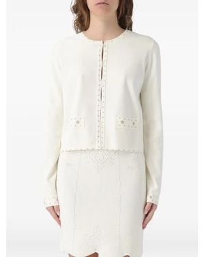 Twinset Embellished Jacket - White