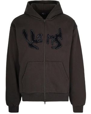 Vans Logo-embroidered zip-up hoodie - Negro
