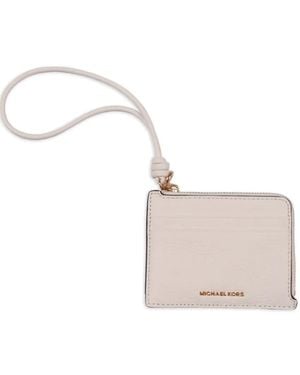 Michael Kors Small Jet Set Card Case - Natural