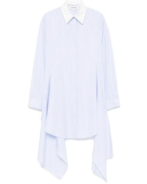 Monse Chemisier Con Inserti Drappeggiati - Bianco