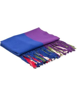 Colville Bufanda Cristobal con flecos - Azul