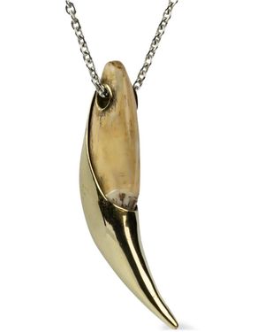 Parts Of 4 Collier En Sterling À Pendentif Dent D'Ours - Métallisé